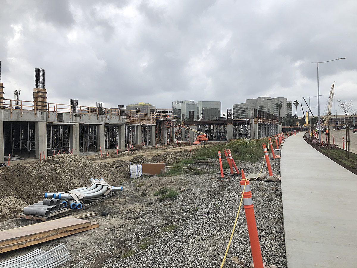 A look at construction of the Intermodal Transportation Facility – West