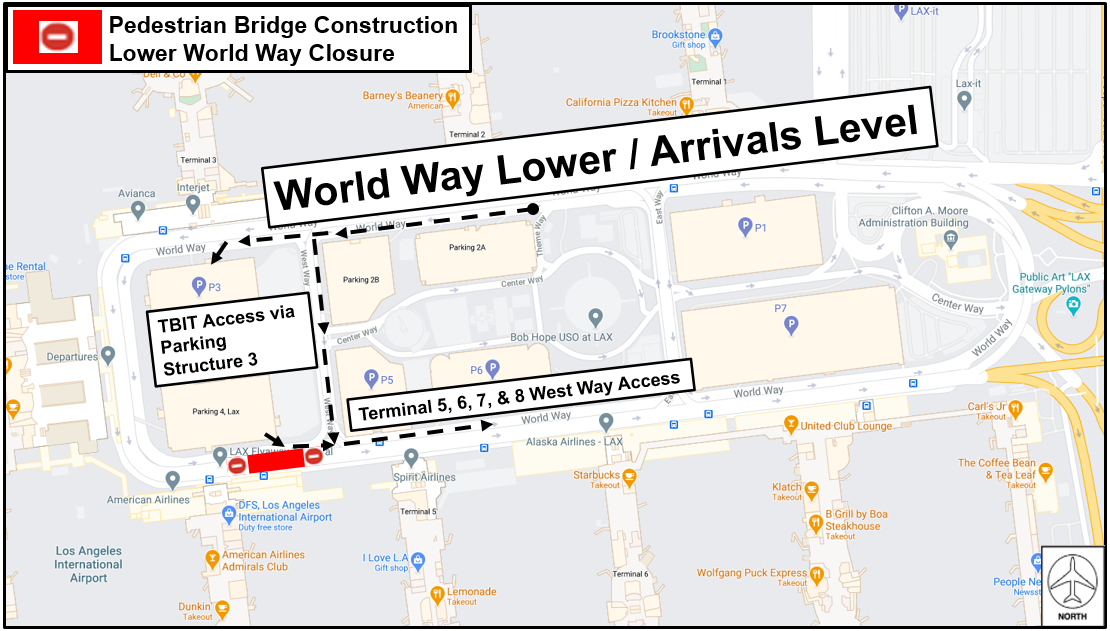 Map 2 (Lower/Arrivals Level)