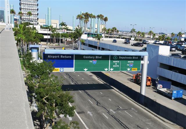 Demolition of an overhead sign is scheduled to close a portion of Center Way on Wednesday, Sept. 11.