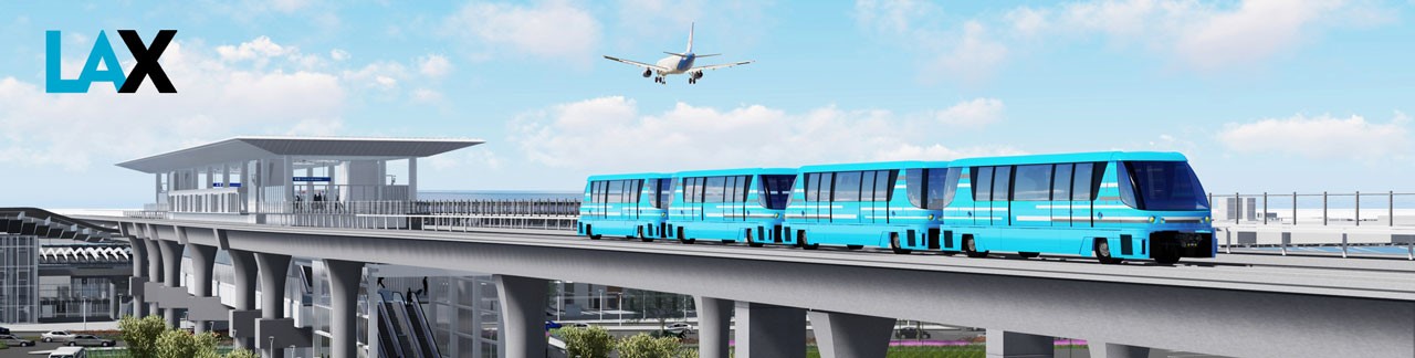 LAX COMPLETES FIRST FOUNDATION WORK FOR AUTOMATED PEOPLE MOVER TRAIN SYSTEM