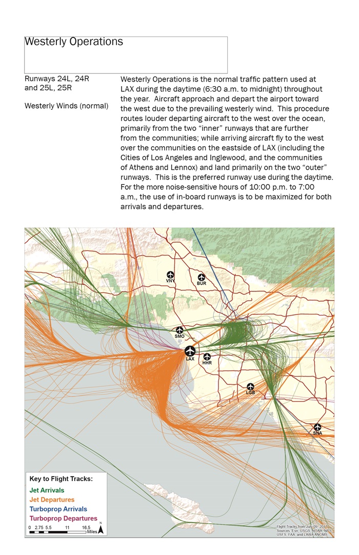 LAWA Official Site Aircraft Traffic Flow at LAX