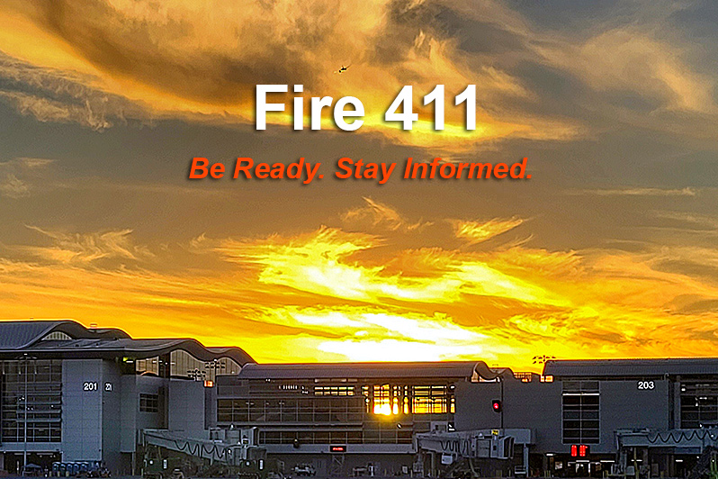 Cover Image -  Fire 411. Be Ready. Stay Informed.