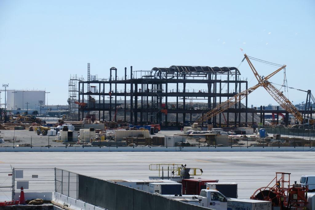 Picture of Midfield Satellite Concourse update as of July 2017.
