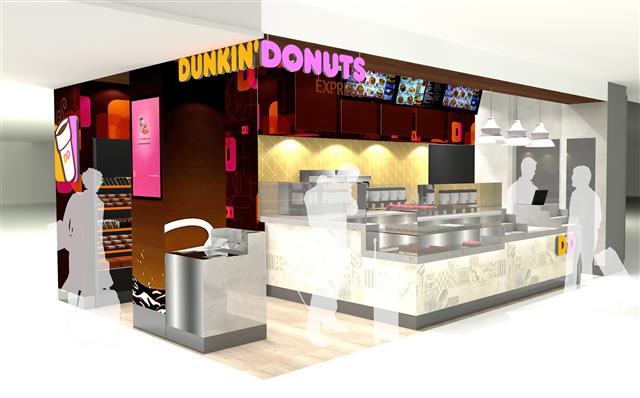 Dunkin' Donuts Store Rendering